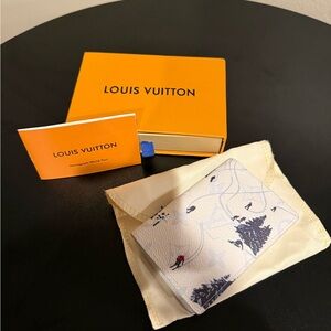 Louis Vuitton Winter Scene Card Holder